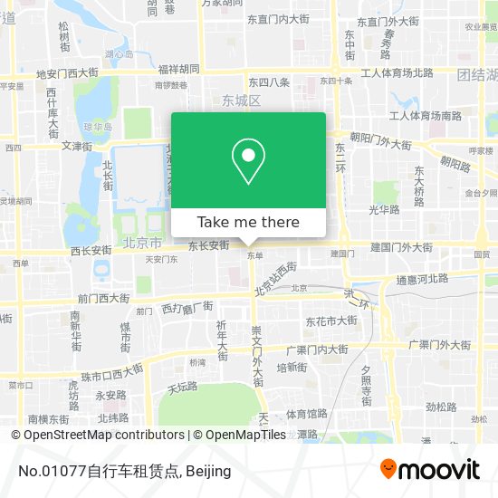 No.01077自行车租赁点 map