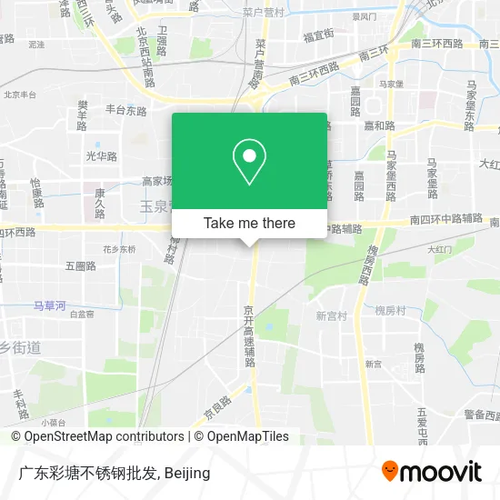 广东彩塘不锈钢批发 map