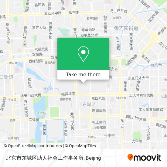 北京市东城区助人社会工作事务所 map