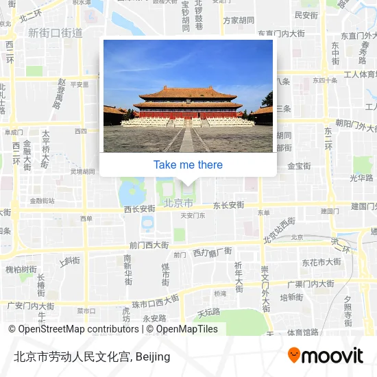 北京市劳动人民文化宫 map