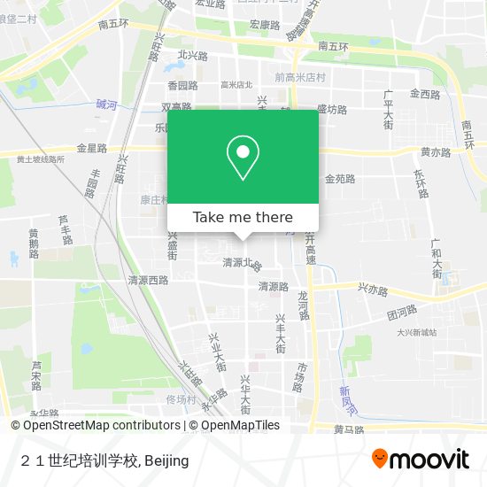 ２１世纪培训学校 map