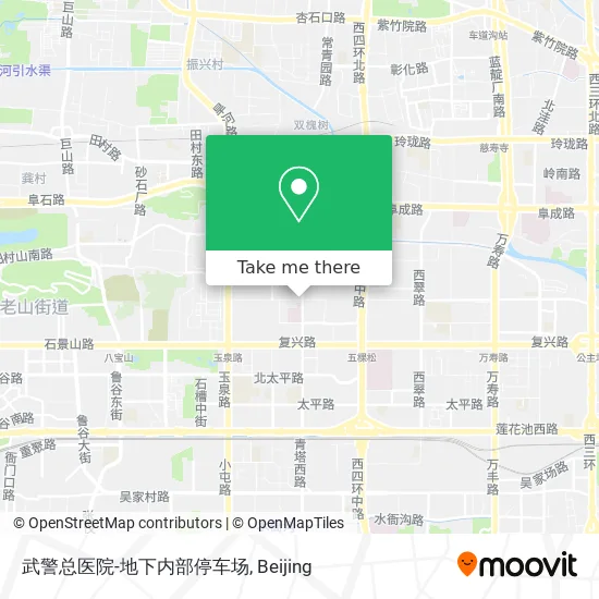 武警总医院-地下内部停车场 map