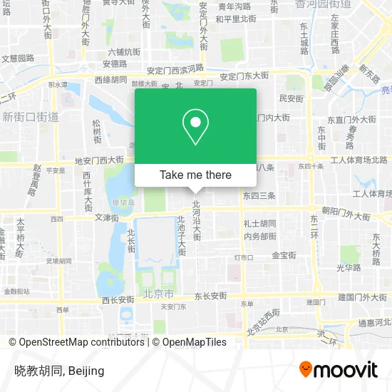 晓教胡同 map