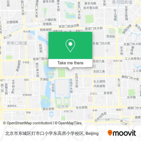 北京市东城区灯市口小学东高房小学校区 map