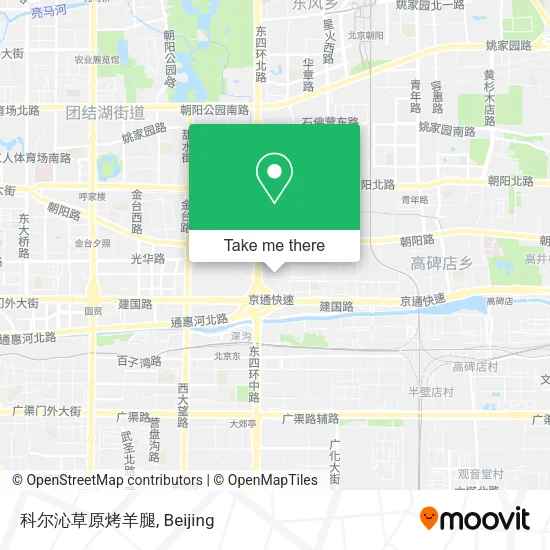 科尔沁草原烤羊腿 map