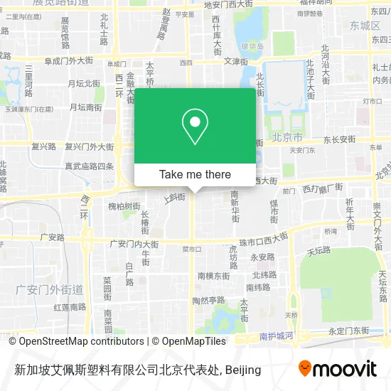 新加坡艾佩斯塑料有限公司北京代表处 map