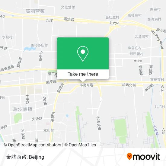 金航西路 map