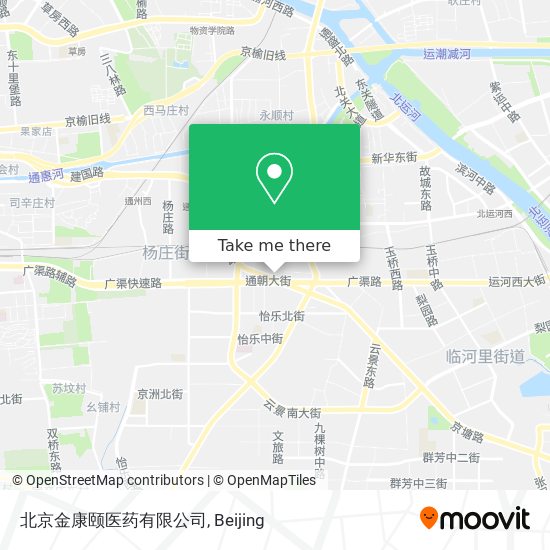 北京金康颐医药有限公司 map