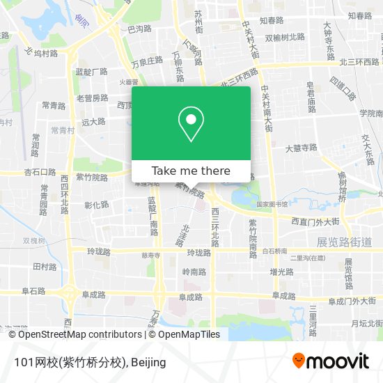101网校(紫竹桥分校) map