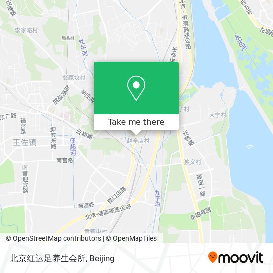 北京红运足养生会所 map