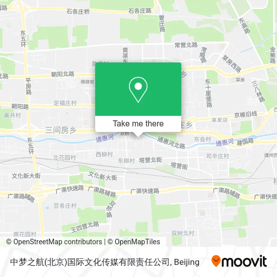 中梦之航(北京)国际文化传媒有限责任公司 map