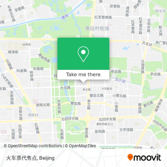 火车票代售点 map