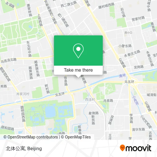 北体公寓 map
