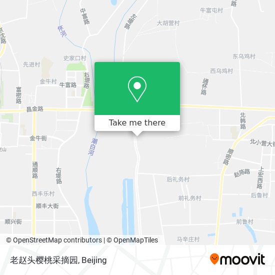 老赵头樱桃采摘园 map