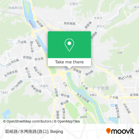 双峪路/水闸南路(路口) map