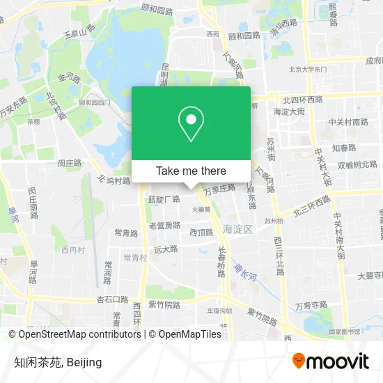 知闲茶苑 map