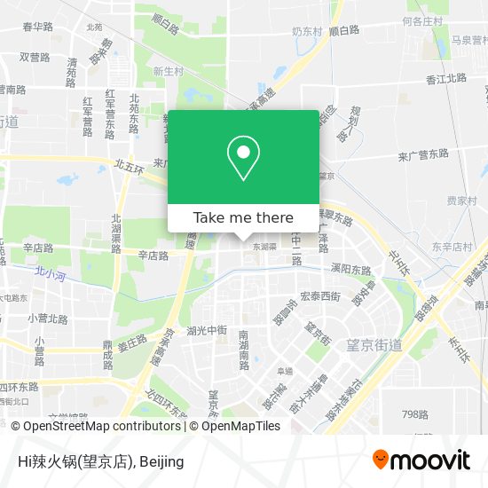 Hi辣火锅(望京店) map