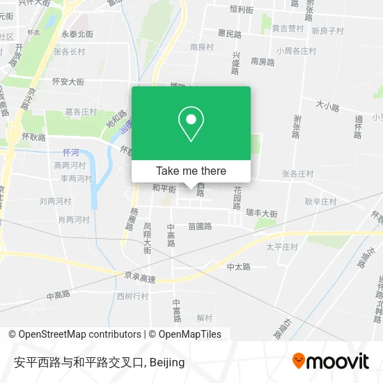 安平西路与和平路交叉口 map