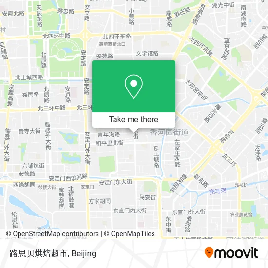 路思贝烘焙超市 map