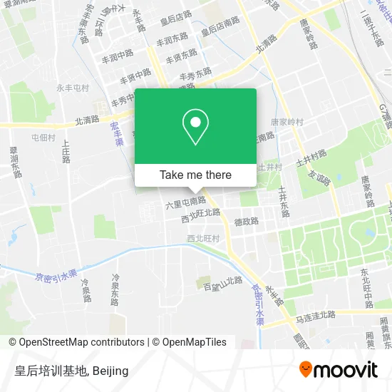 皇后培训基地 map