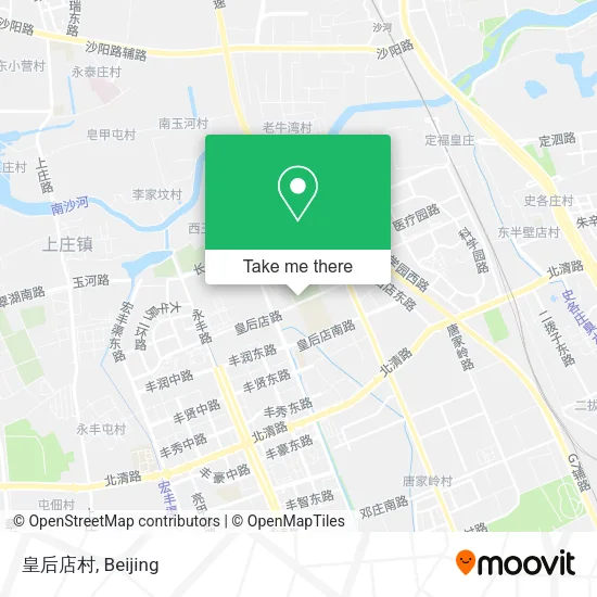 皇后店村 map