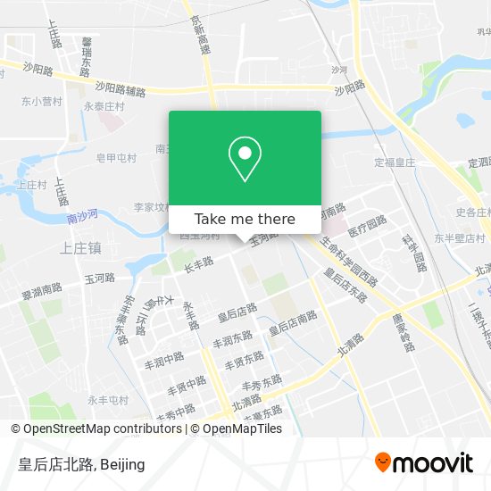 皇后店北路 map