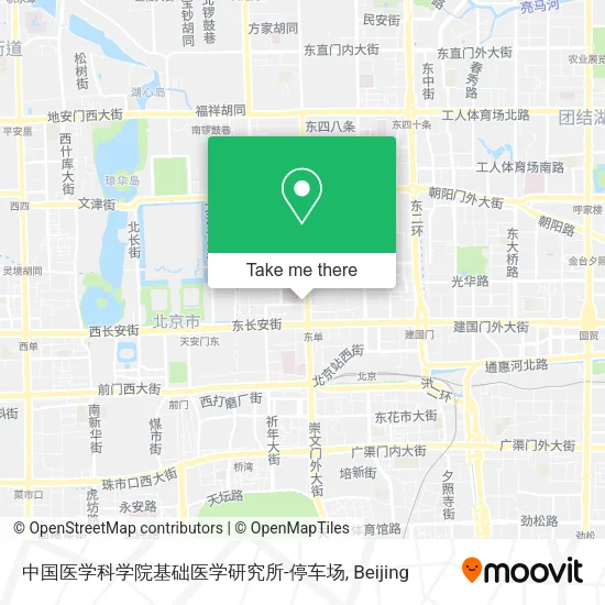 中国医学科学院基础医学研究所-停车场 map