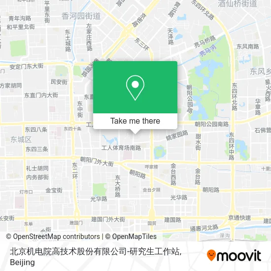 北京机电院高技术股份有限公司-研究生工作站 map
