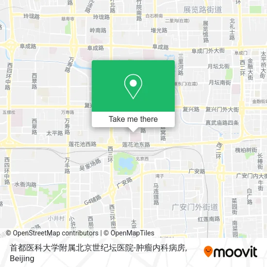 首都医科大学附属北京世纪坛医院-肿瘤内科病房 map