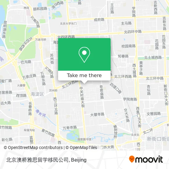 北京澳桥雅思留学移民公司 map