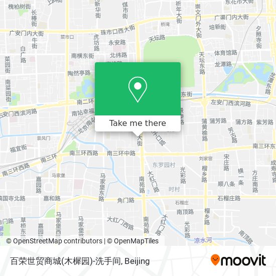 百荣世贸商城(木樨园)-洗手间 map