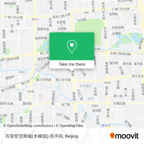 百荣世贸商城(木樨园)-洗手间 map