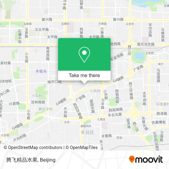 腾飞精品水果 map