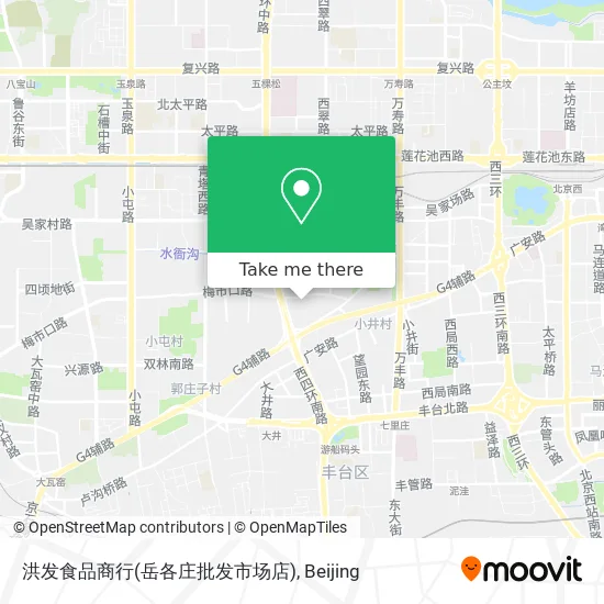 洪发食品商行(岳各庄批发市场店) map