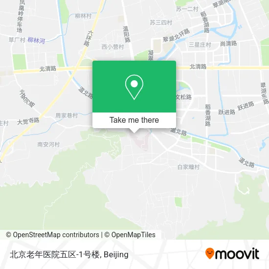 北京老年医院五区-1号楼 map