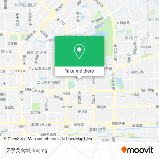 天宇美食城 map