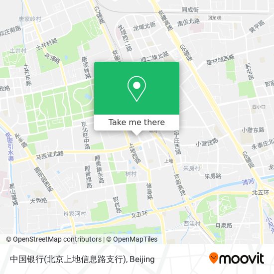 中国银行(北京上地信息路支行) map