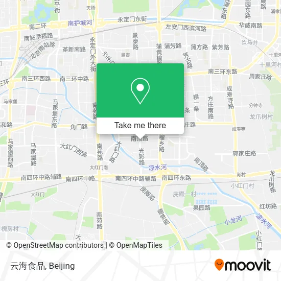 云海食品 map