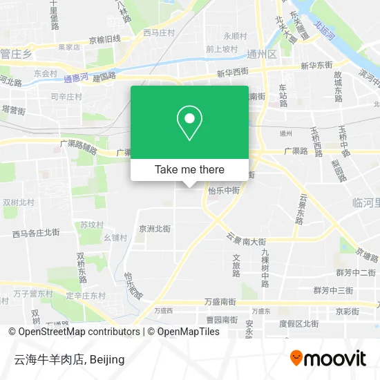 云海牛羊肉店 map