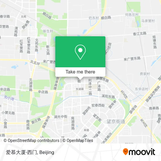 爱慕大厦-西门 map
