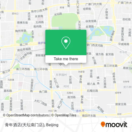 青年酒店(天坛南门店) map