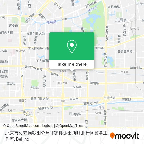 北京市公安局朝阳分局呼家楼派出所呼北社区警务工作室 map