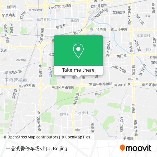 一品滇香停车场-出口 map