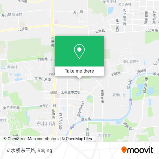 立水桥东三路 map