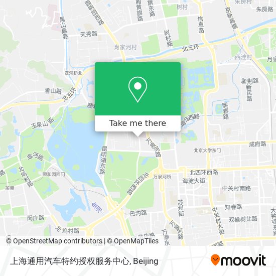 上海通用汽车特约授权服务中心 map