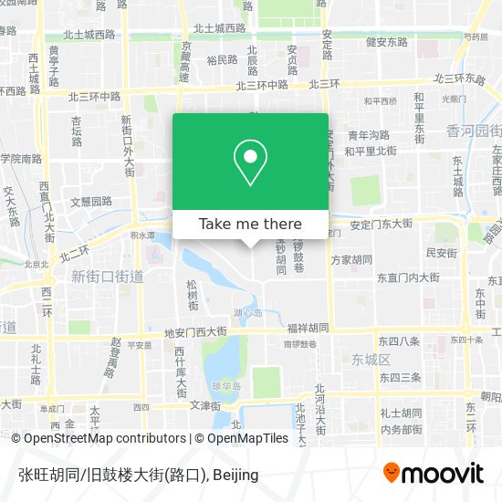 张旺胡同/旧鼓楼大街(路口) map