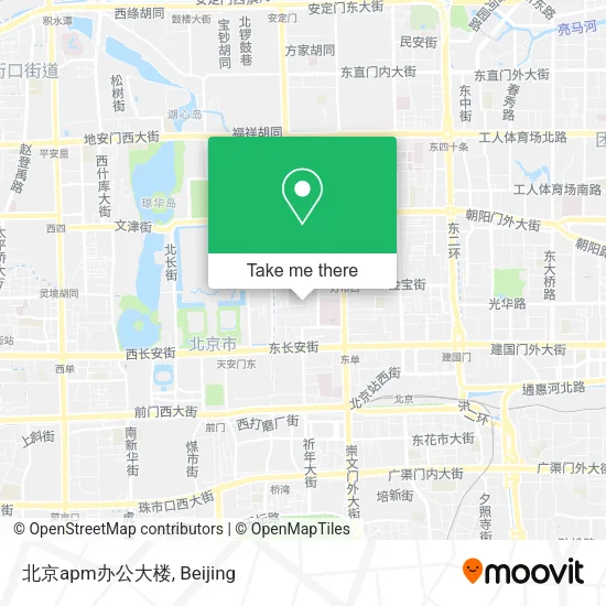 北京apm办公大楼 map