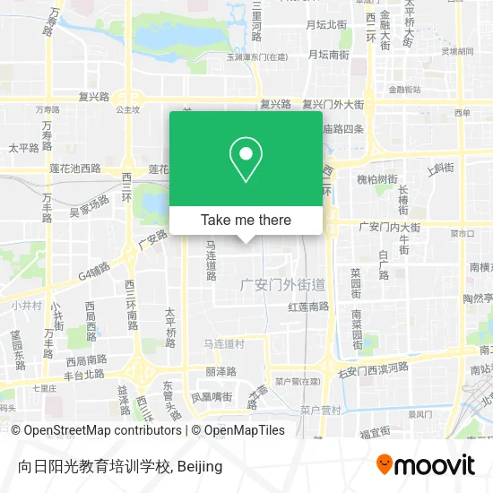向日阳光教育培训学校 map