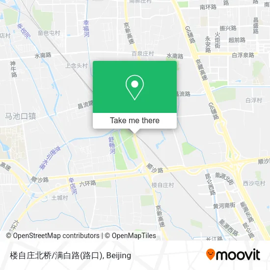 楼自庄北桥/满白路(路口) map