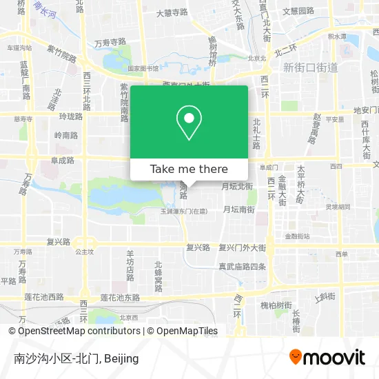 南沙沟小区-北门 map